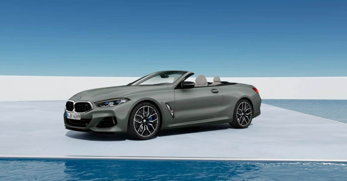 Cabrio BMW 4 белый матовый