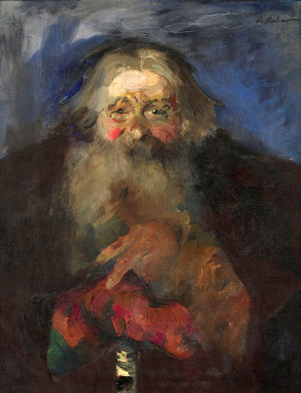 Филипп Малявин. "Веселый крестьянин"