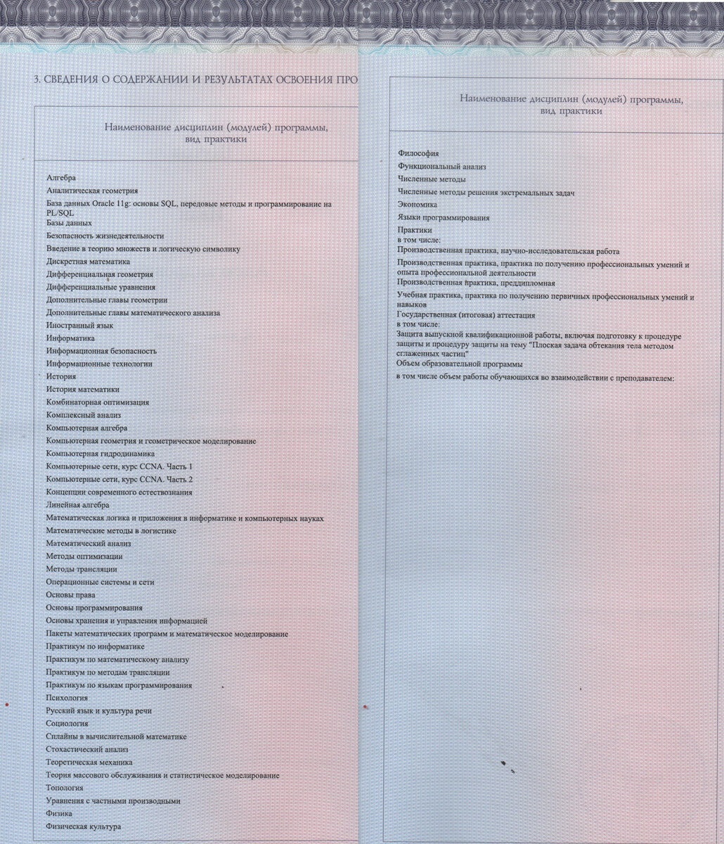 Что изучают на 1 курсе университета. Вкладыш диплома. Список дисциплин. Список дисциплин в дипломе. Оценки в дипломе.