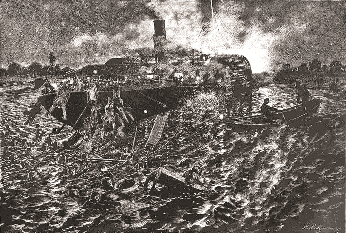 Пожар на "Николае Первом". 