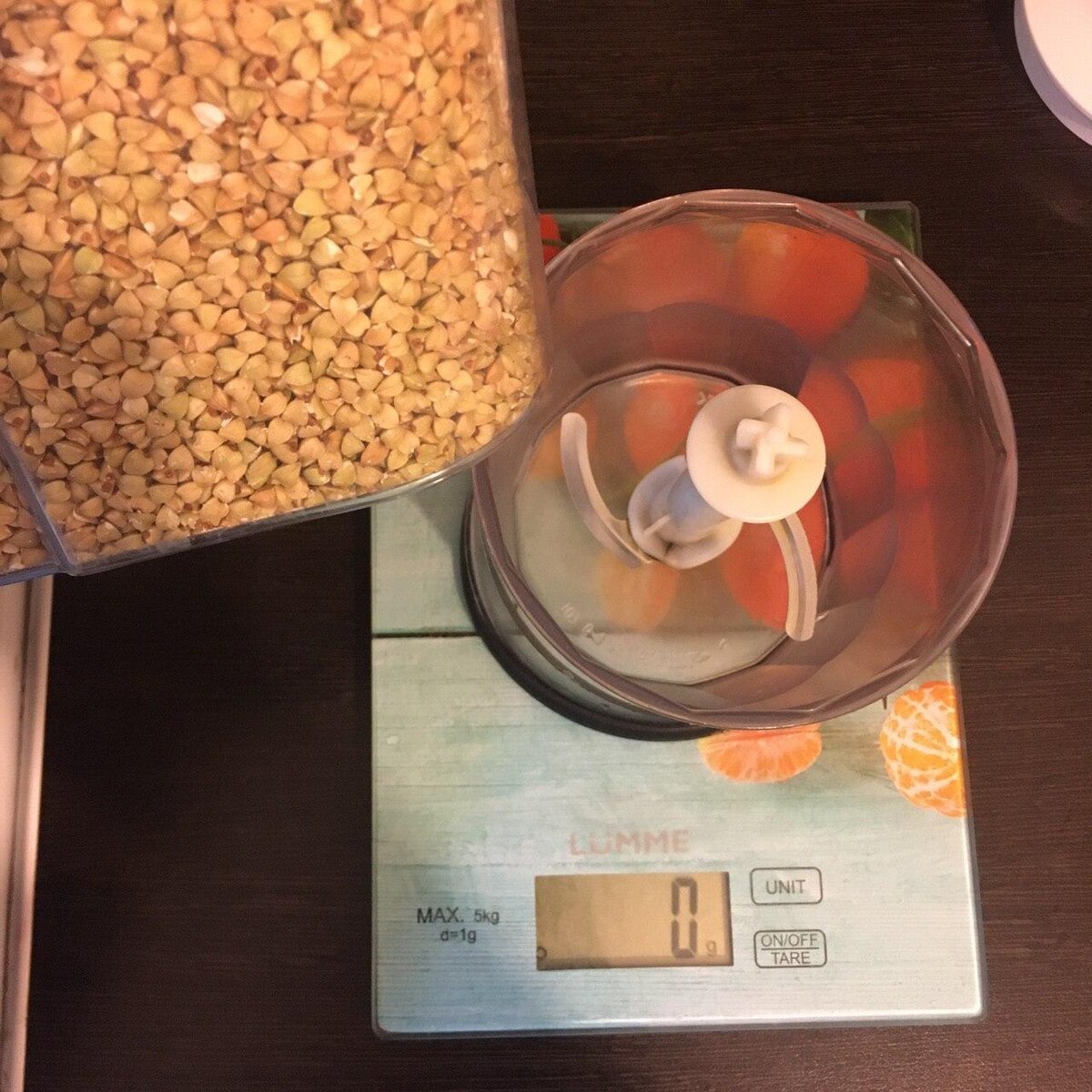 зеленая гречка (фото автора)