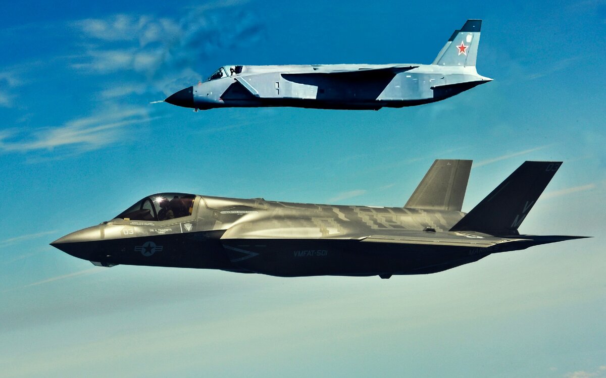 ЯК-141 и F-35