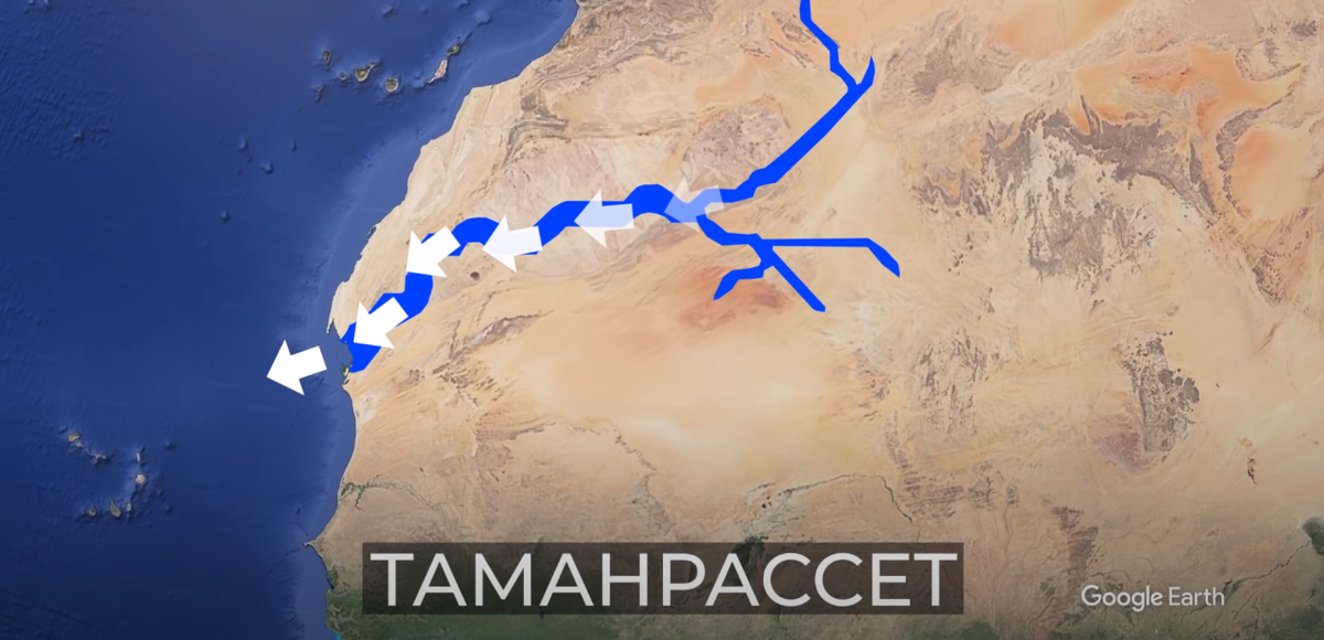 Границы сахары. Древняя река Таманрассет. Карта Сахары в древности. Реки Сахары высохшие. Древняя река в сахаре.