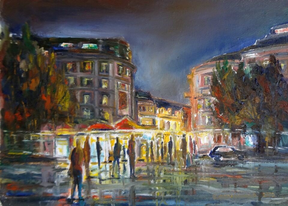 Херсон вечерний.  