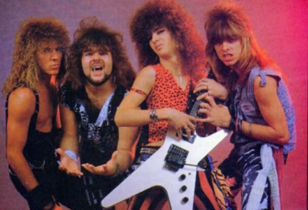 Группа Pantera в 1983 году.