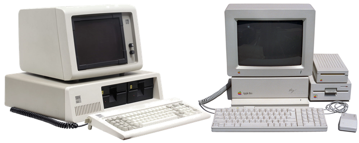 Первые представители доступных компьютеров для широкого круга людей