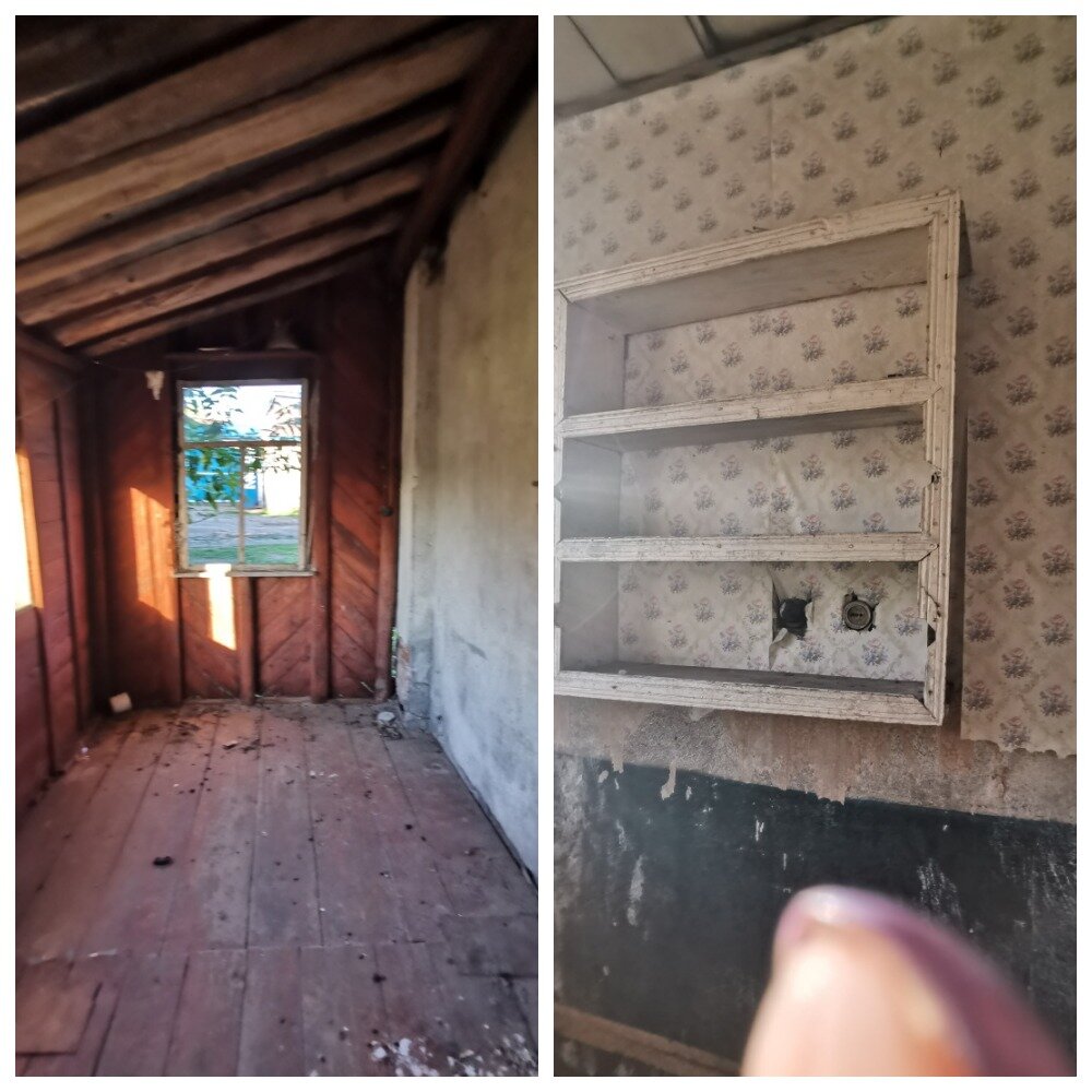 Переделка старого дома внутри фото до и после деревенского