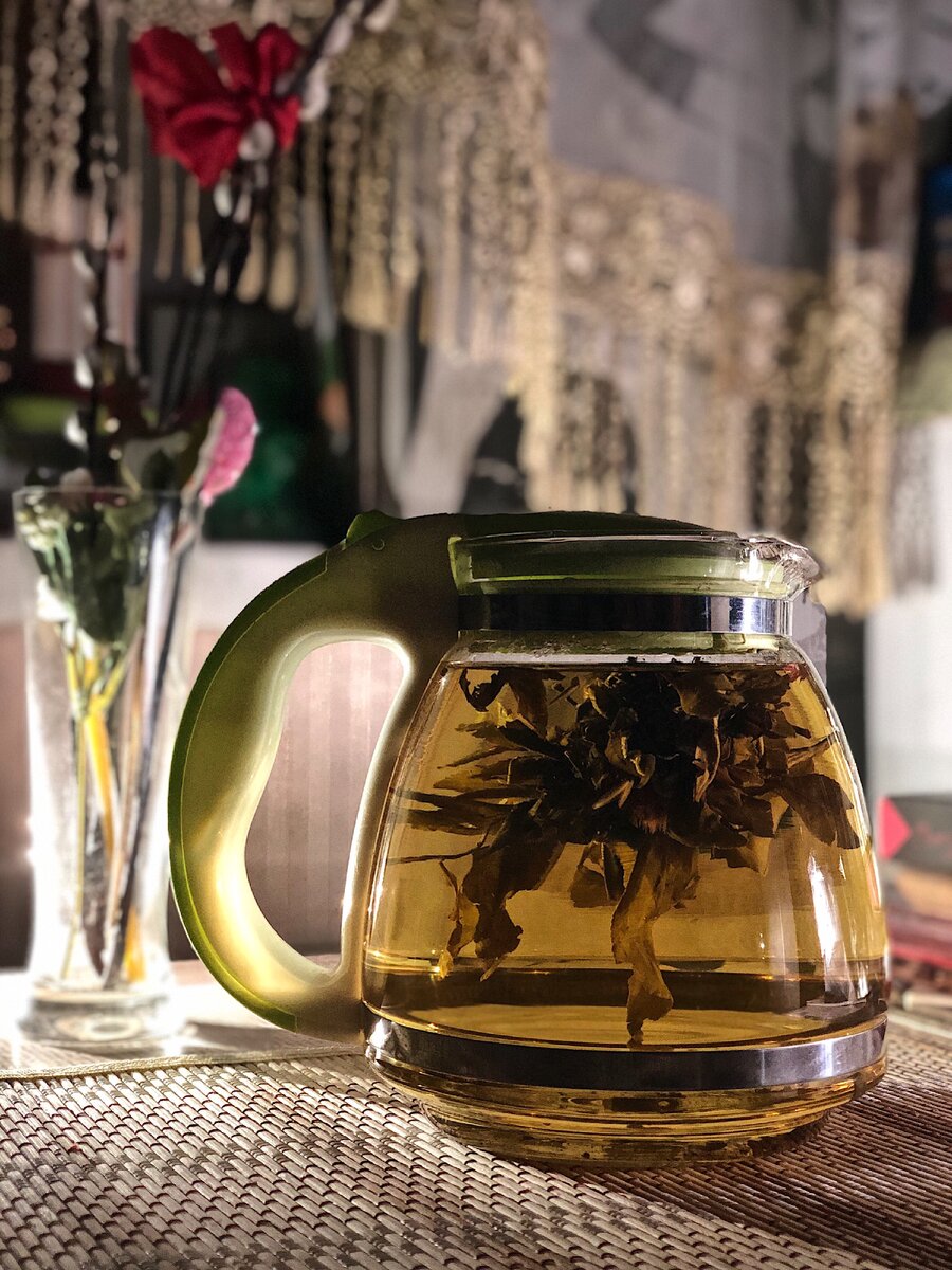 Связанный чай цветок 🌷 