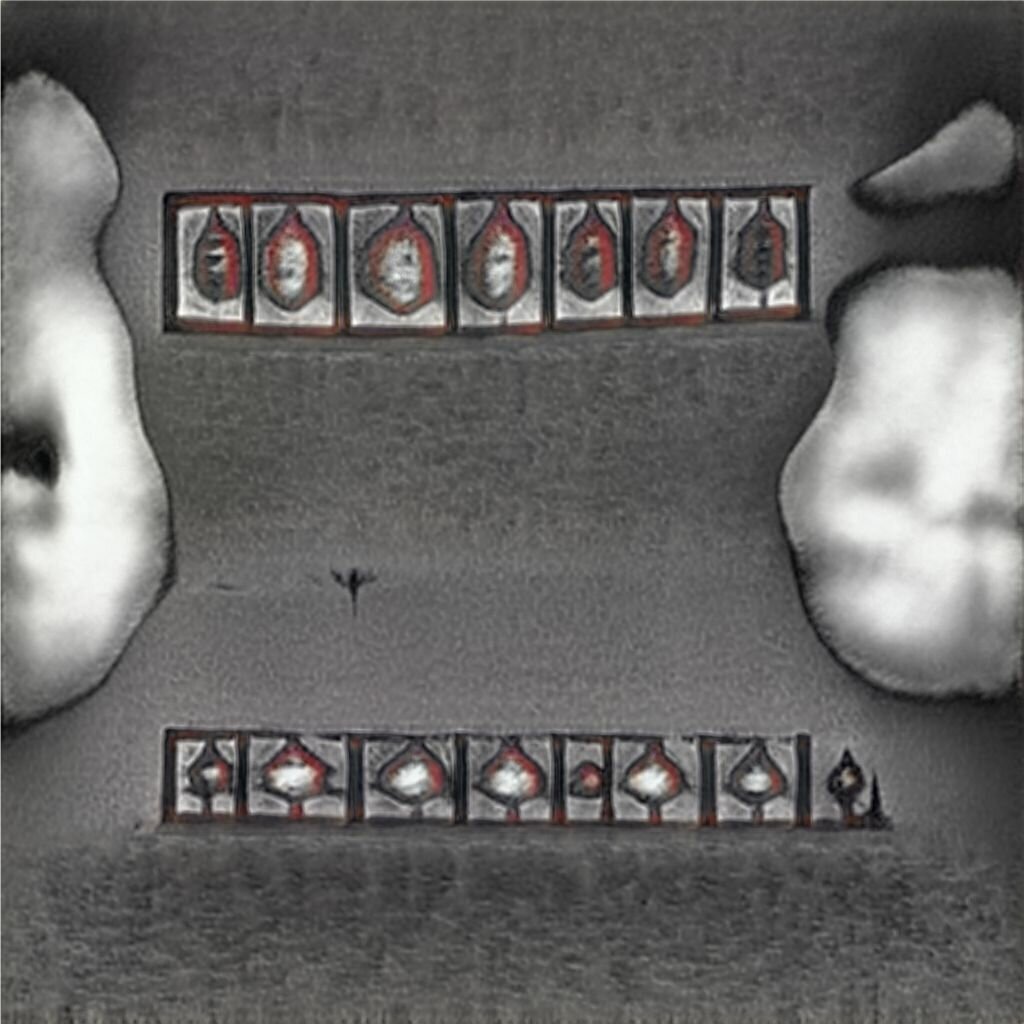 Картина "Игра", созданная нейросетью Яндекс.Алиса