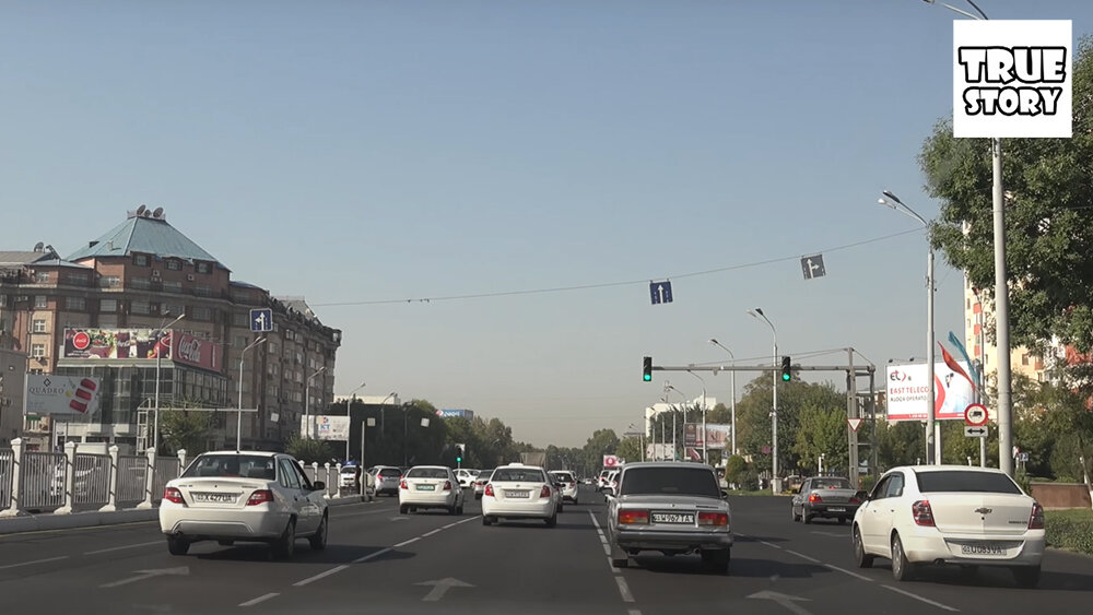 В Узбекистане расположен завод "Дэу", поэтому так много автомобилей этого бренда