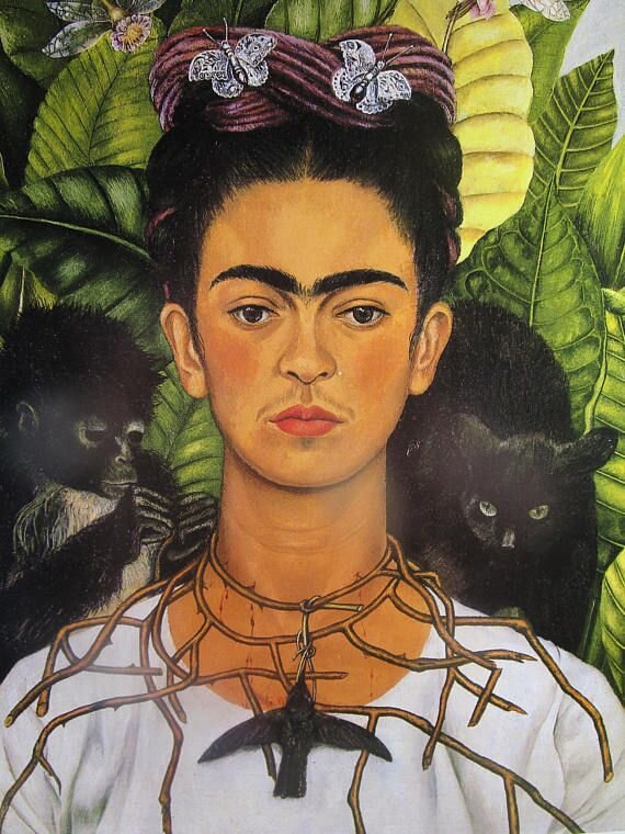 Автопортрет с терновым ожерельем