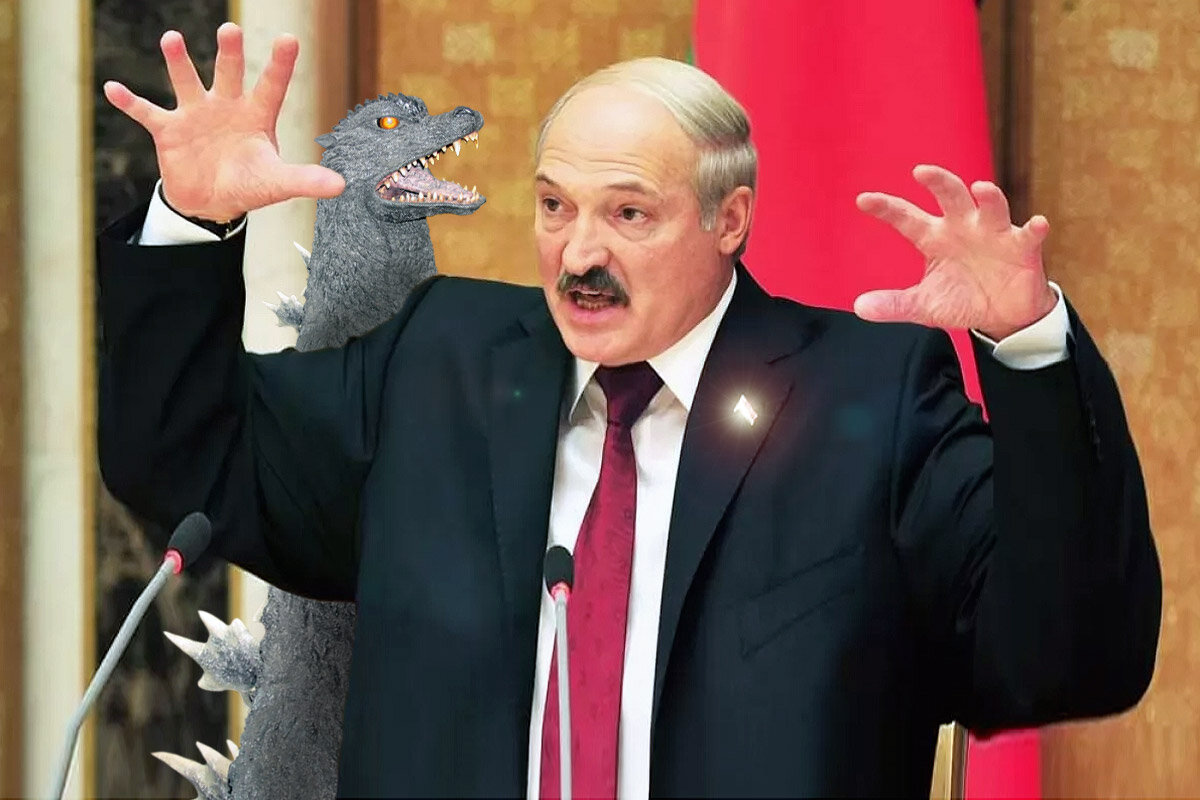 Александр Лукашенко умеет убеждать многочисленных оппонентов в своей правоте, иногда при помощи рук...