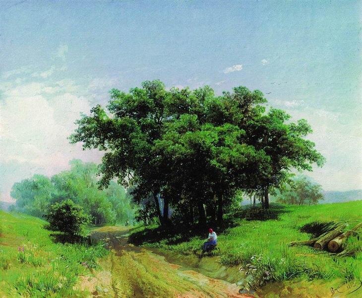 "Летний жаркий день" Фёдор Васильев (1869)