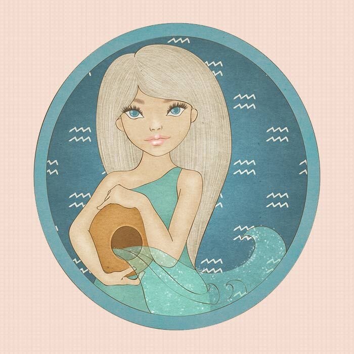 Водолей человек рисунок