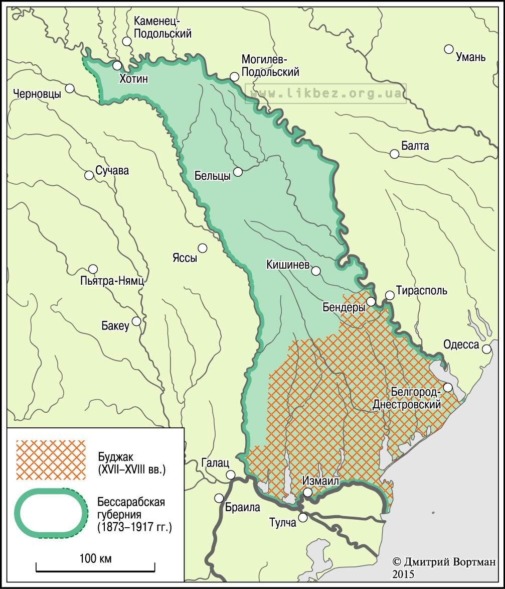 Историческая карта молдавии