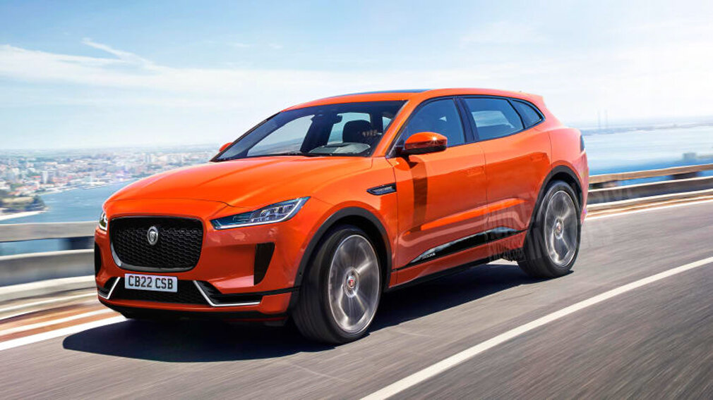 Рендер нового Jaguar J-Pace, фото: Auto Express