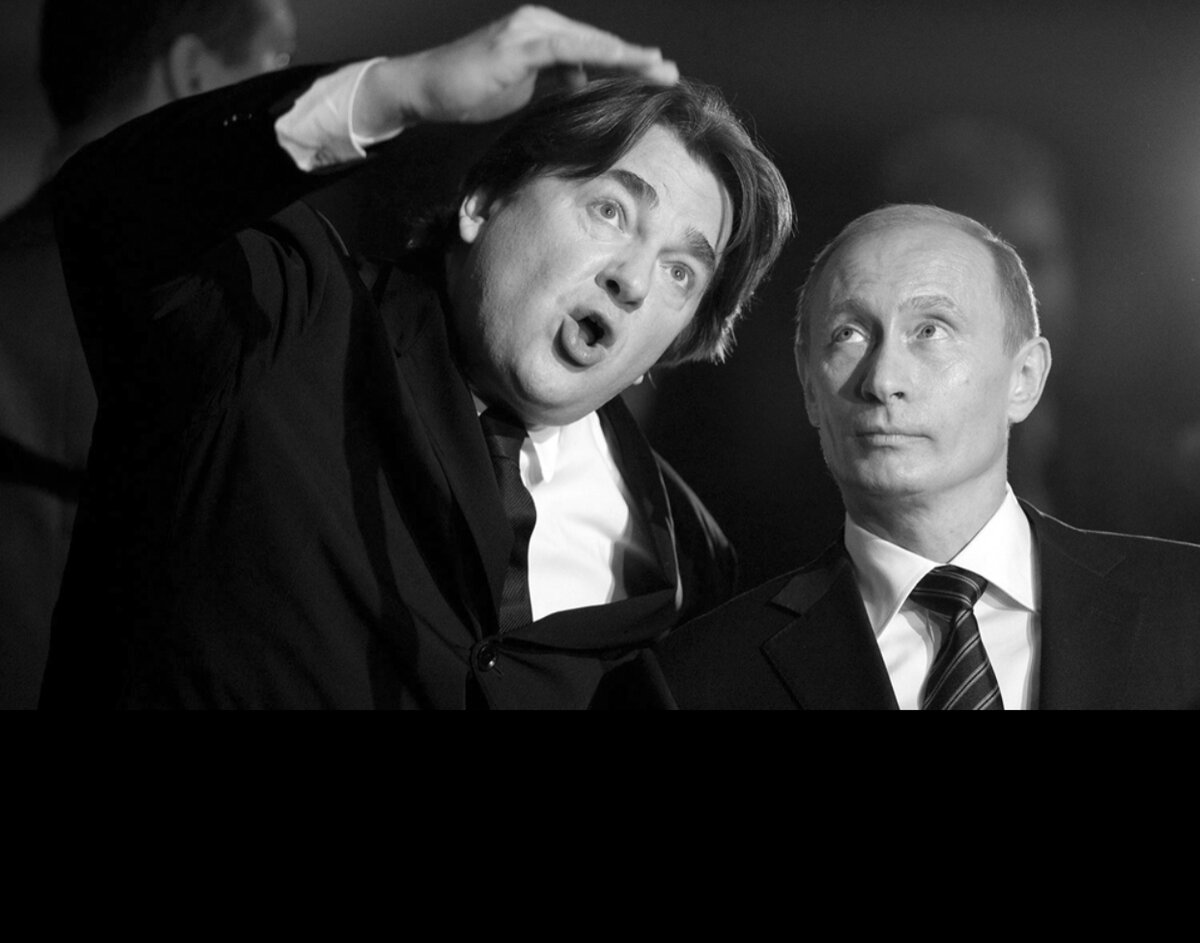 Константин Эрнст и Владимир Путин «Вооот такие долги!»