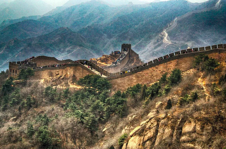 Масштабы Великой китайской стены действительно впечатляют