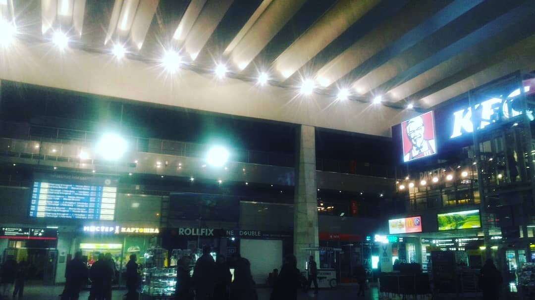 Курский вокзал. Москва. 31 декабря 2019.