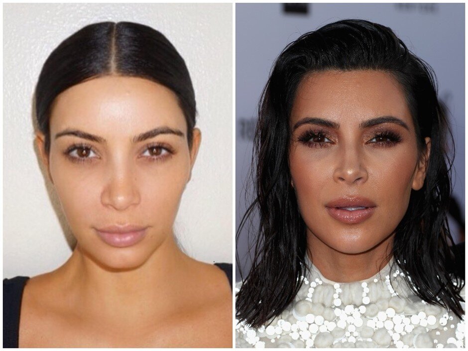 Самое трендовое лицо планеты стало таким благодаря максимальному контурингу. Источник: mail.ru