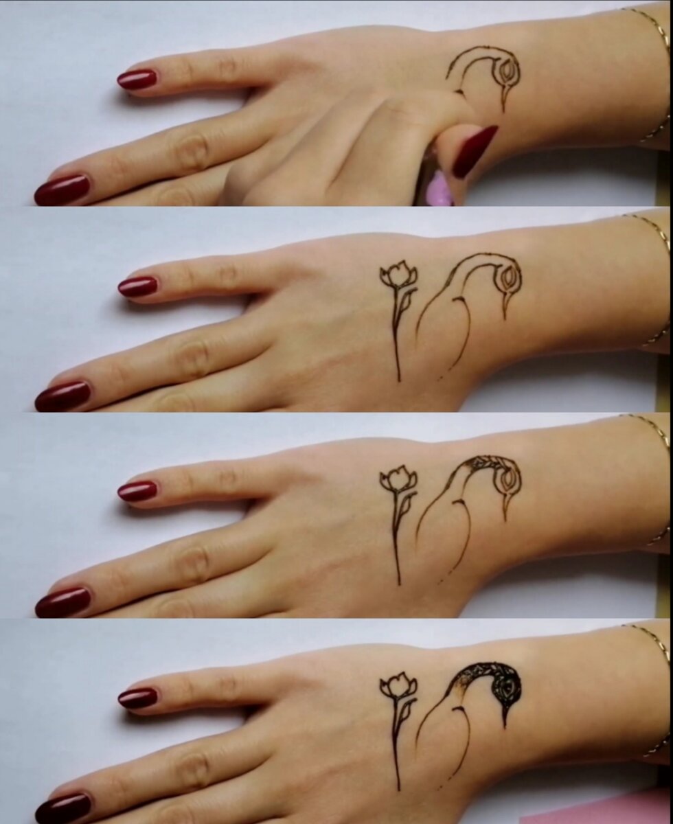 легкое мехенди