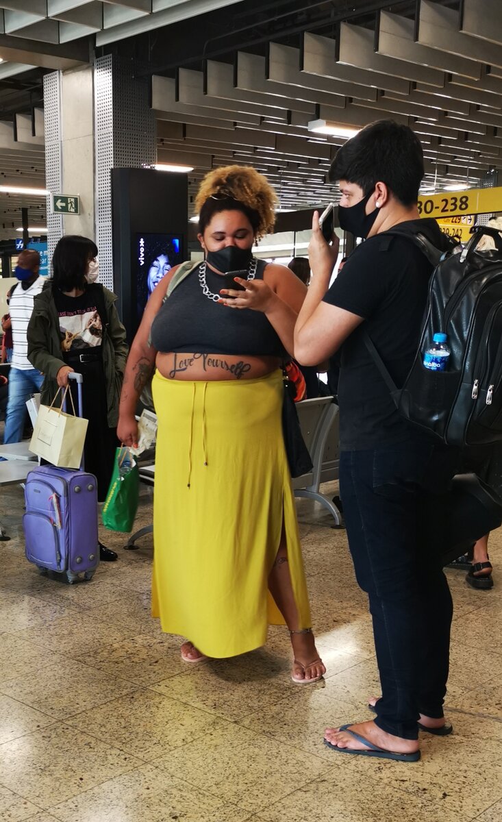 Смелая женщина