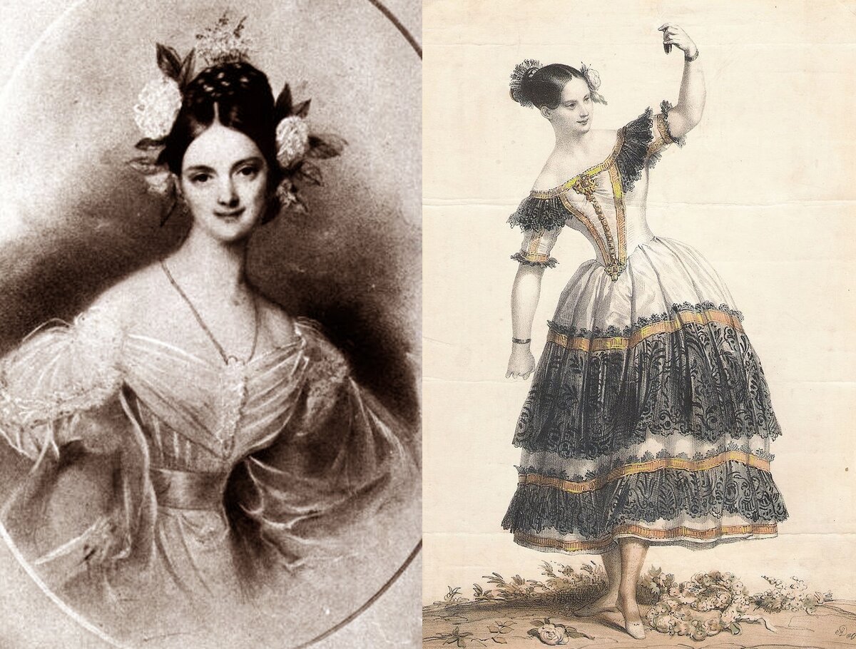 Балерина  XIX века Фанни Эльслер