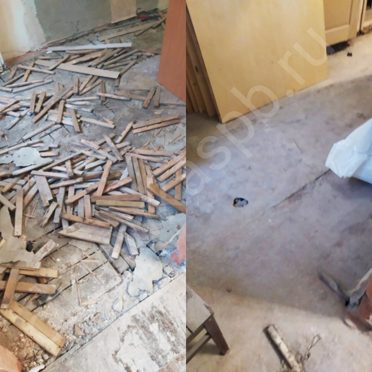 После грунтовки основания фото нет