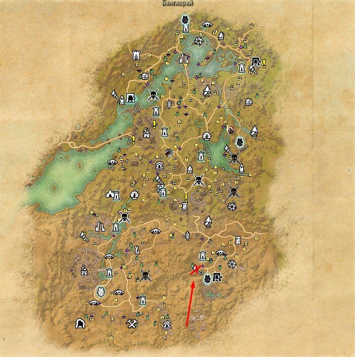 Teso черный лес карта