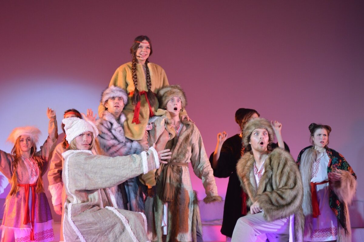 Сцена из мюзикла "Сердце Снегурочки", роль - Килина (Екатерина Ершова)