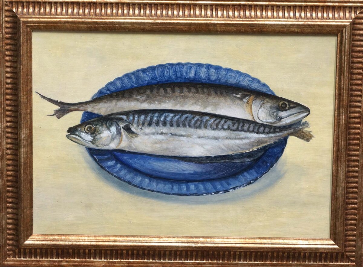   Екатерина Раевская Скумбрия 25х36 хкм 2005 г -  6 000  