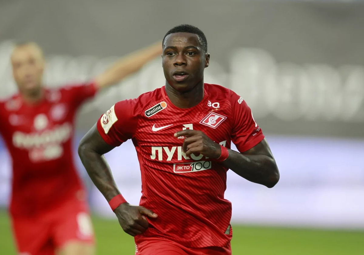 Квинси Промес в составе "Спартака". 