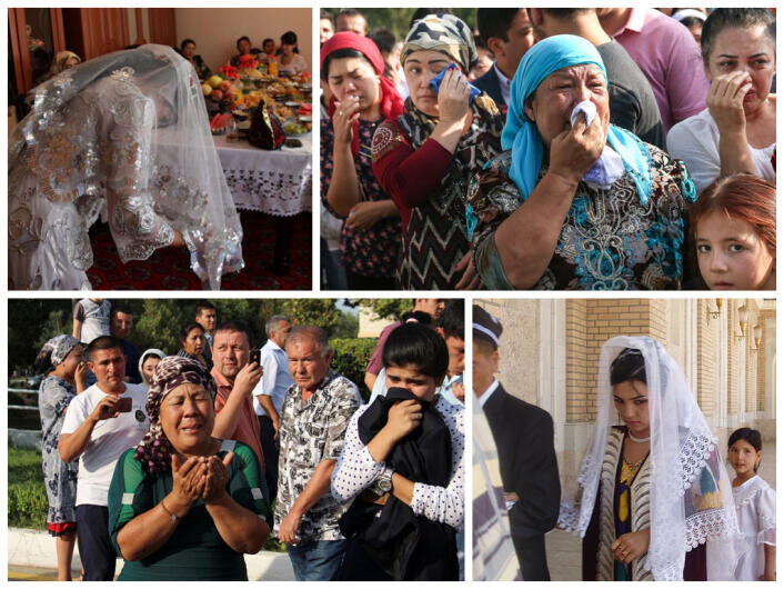 оплакивание невесты.