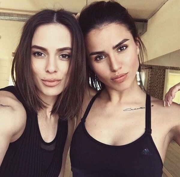 Юлия Зиверт с сестрой Дианой