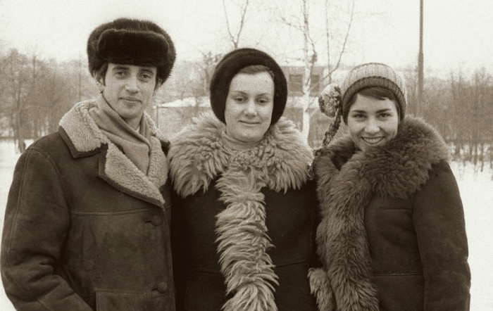 Людмила, Александр и тренер Елена Чайковская