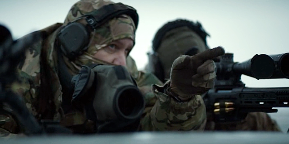 Кадр из фильма "Кроваво-красное небо" (Германия)