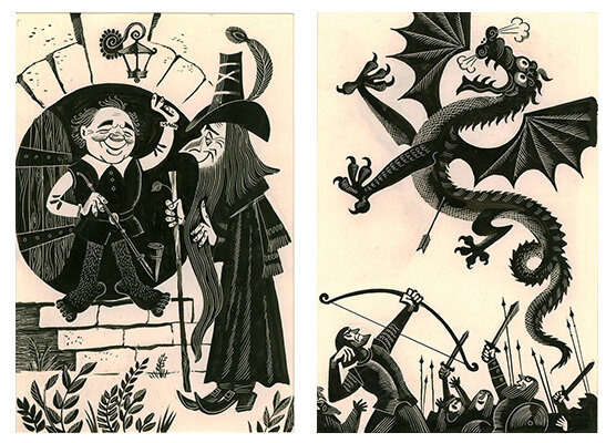 Иллюстрации из советского издания «Хоббита»