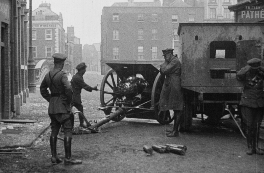 Артиллерия ирландцев в Дублине во войны за независимость 1919-1921 гг. Фото из открытых источников