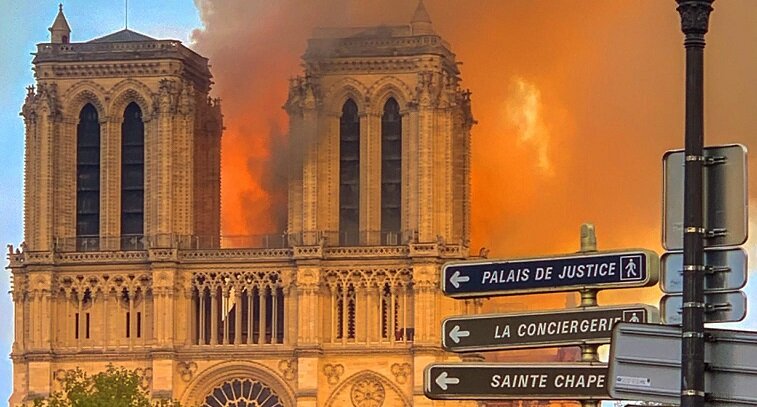 Пожар в Notre-Dame de Paris