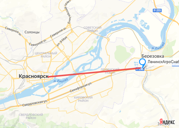 13 километров до первого заказчика