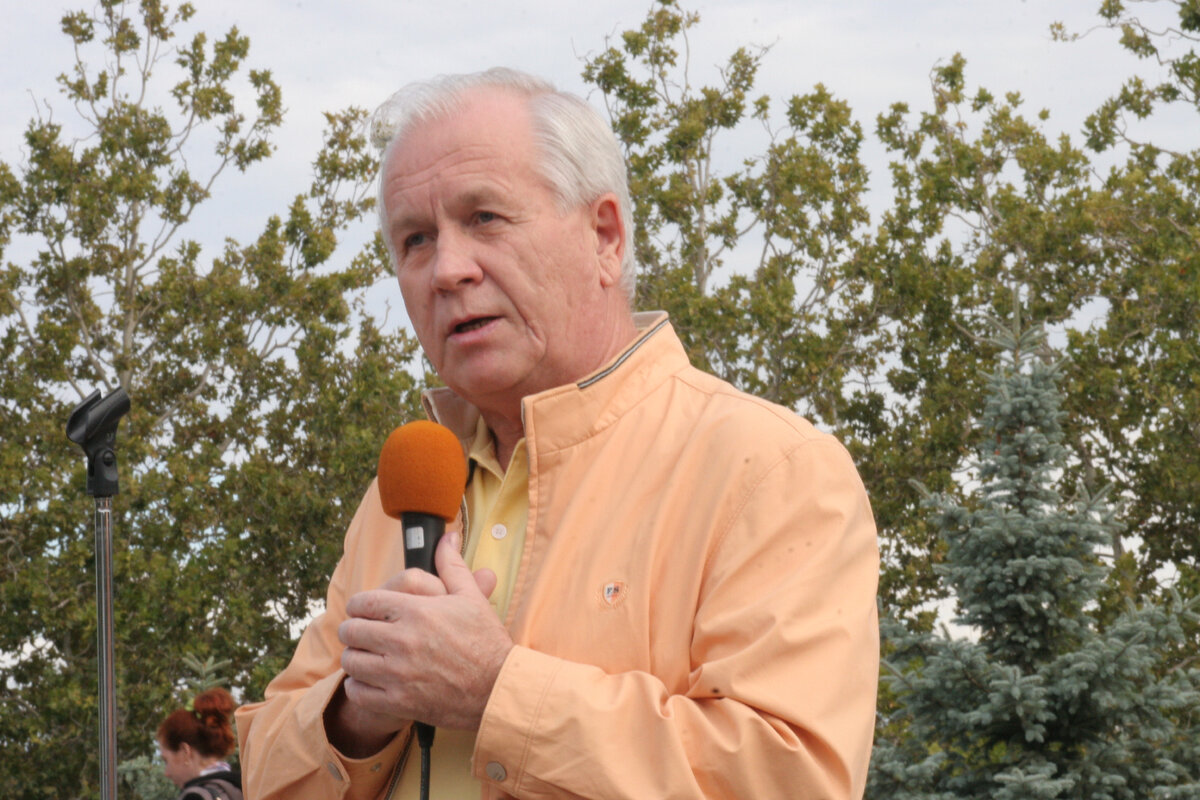 Выступление президента МАТр на митинге в Севастополе, 2013 год