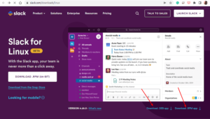 Скачать Slack для Linux