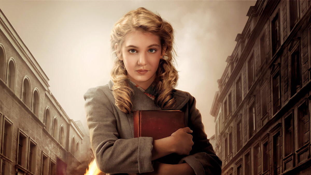 Плакат к фильму «Воровка книг», 2013 год, режиссер Брайан Персиваль

