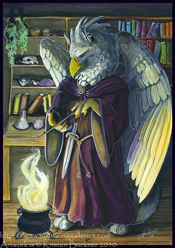 И грифоны магами бывают