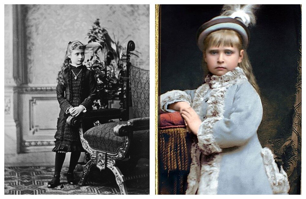 Аликс в детстве