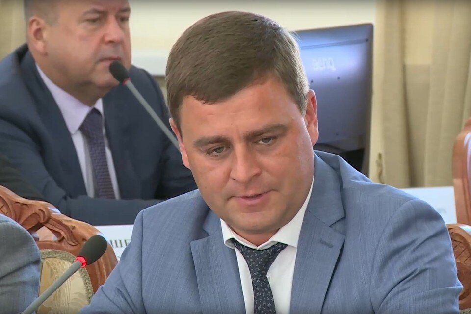     Вадим Решетник на заседании рязанского правительства 30 августа.