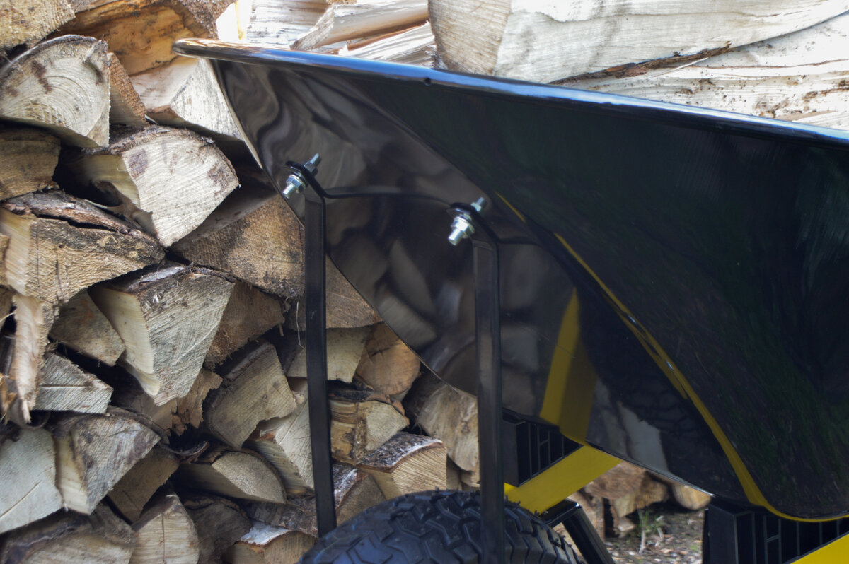 Обзор садовой тачки Denzel