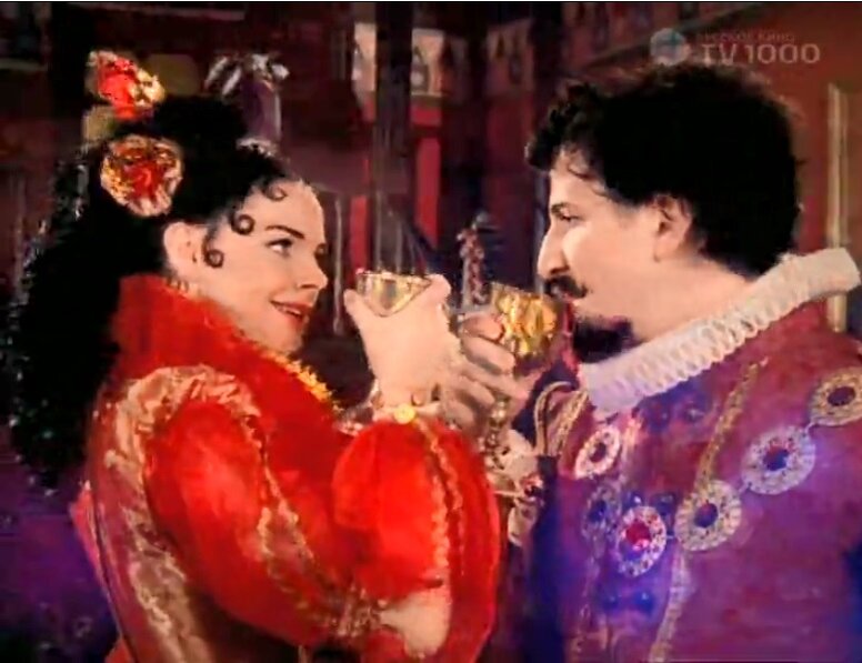 кадр из части "Каменный гость", Ленфильм. Авторы сценария Ирина Евтеева, Юрий Кравцов, композитор Андрей Сигле