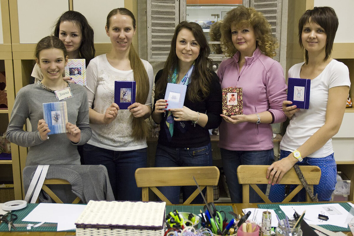 Мой мастер-класс по блокноту в мастерской ArtChoice 5 апреля 2015 года