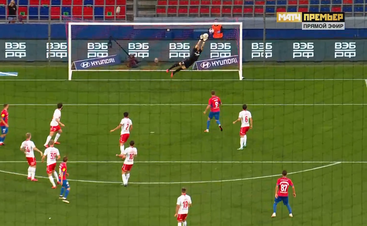 фото с прямого эфира на Матч Премьер 